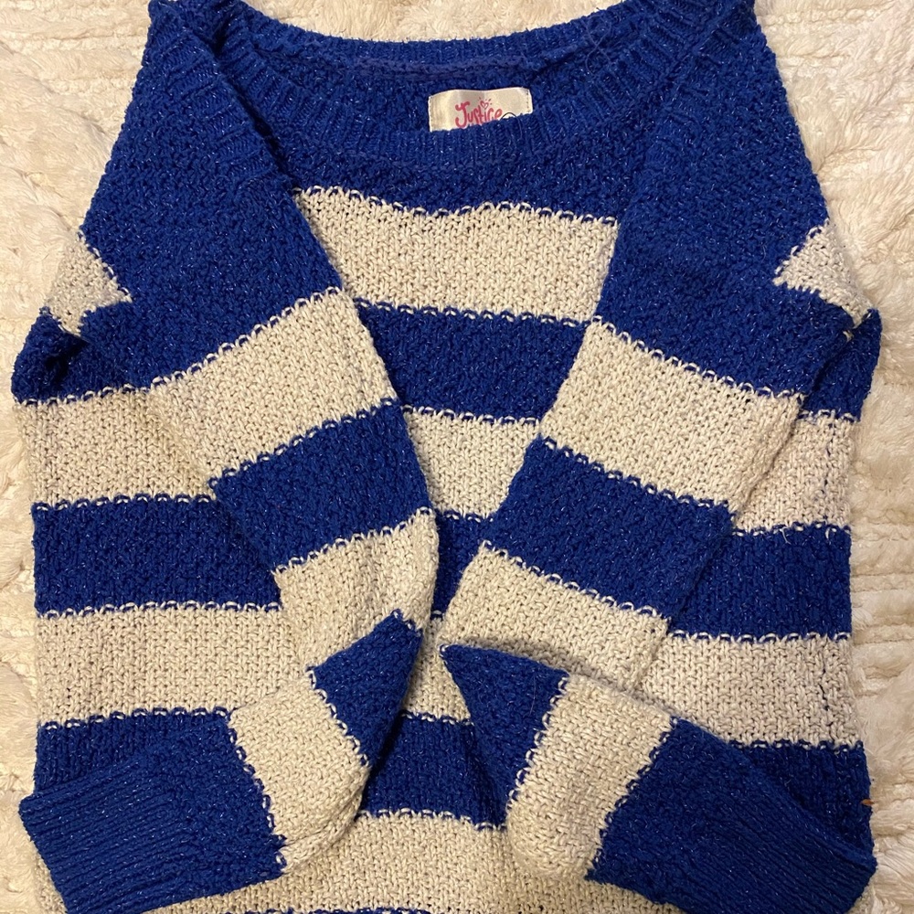 Justice cold shoulder sweater 12